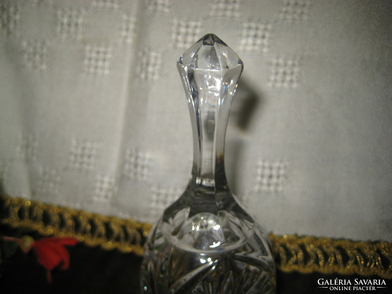 Glass bell, ball missing, 6.5 x 12.5 cm