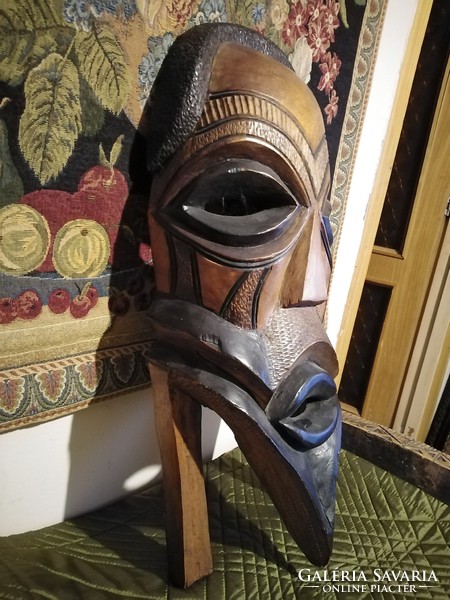 African mask 51 x 23 cm