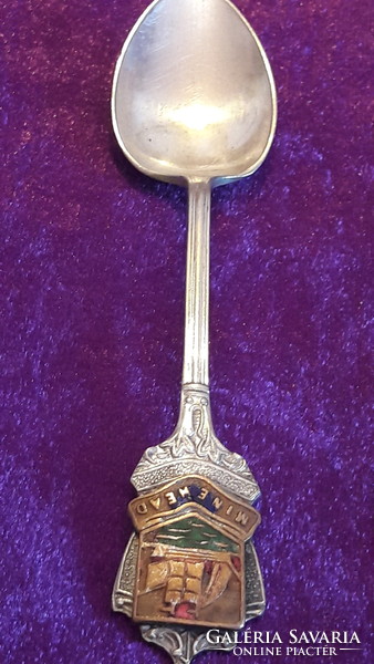 Old silver plated decorative spoon 2.