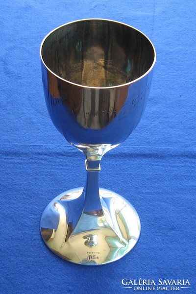 Special shaped silver goblet, cup, German, after 1886!