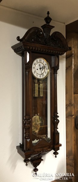 Antique, gustav becker large wall clock!