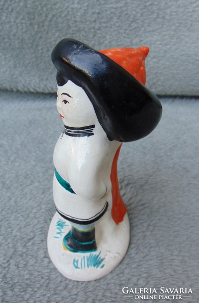 Hand painted oriental porcelain figurine