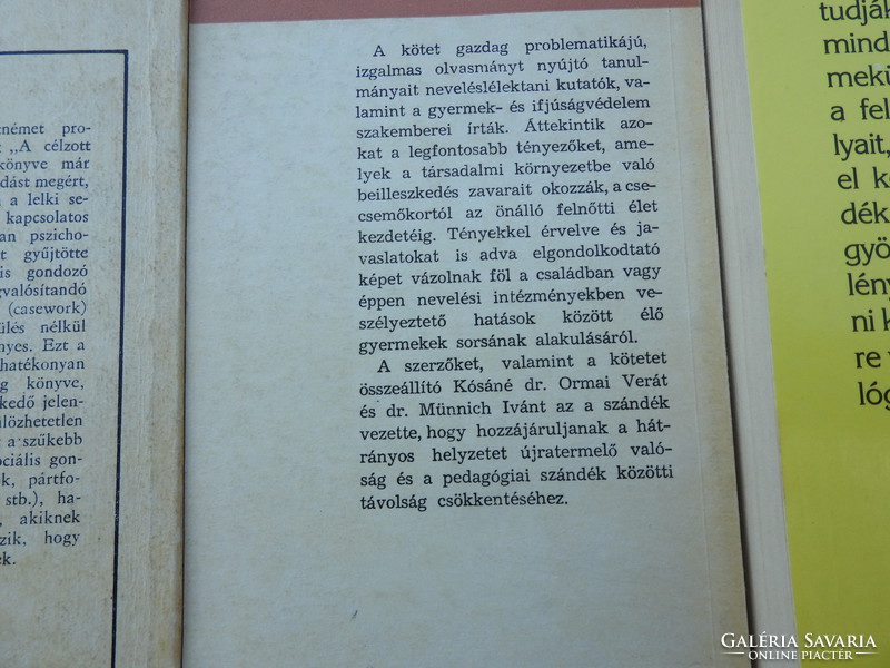 Személyiségfejlesztés Bagdy Emőke - Ruth Bang - Ben.Menachem - Kugemann - Bovet - Országh György ...