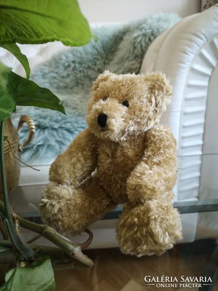 Salco harlow english teddy bear, hand sewn teddy bear, vintage, standing - sitting, 26 cm