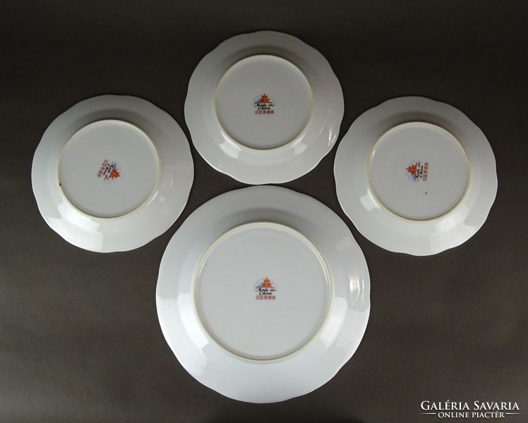1F925 Chinese porcelain cake set of 4 pieces