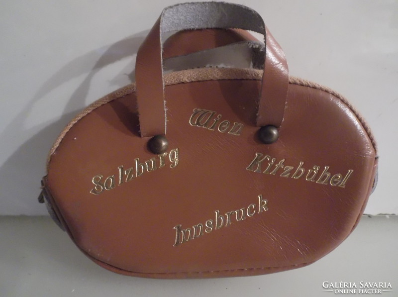 Toy - new - genuine leather - austrian bag - 11 x 7 cm