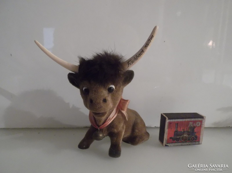 Toy - old - bison - 14 x 12 x 12 cm - Austrian - flawless