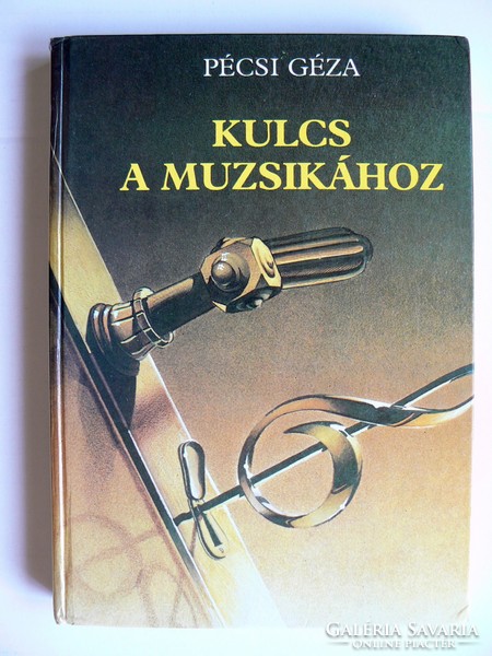 Key to music, 1991 Géza Pécs, book in good condition