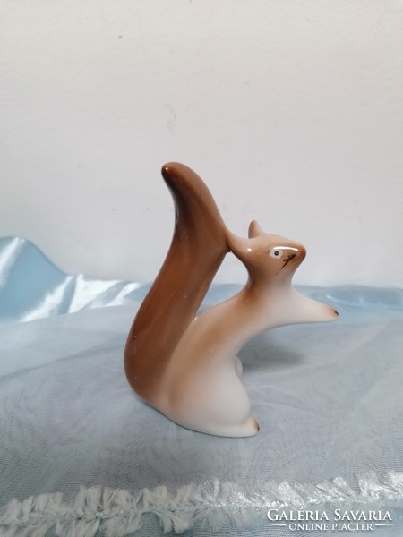 Russian lomonosov porcelain squirrel