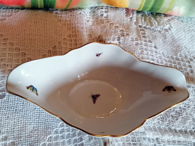 Herend sauce bowl with rothschild pattern