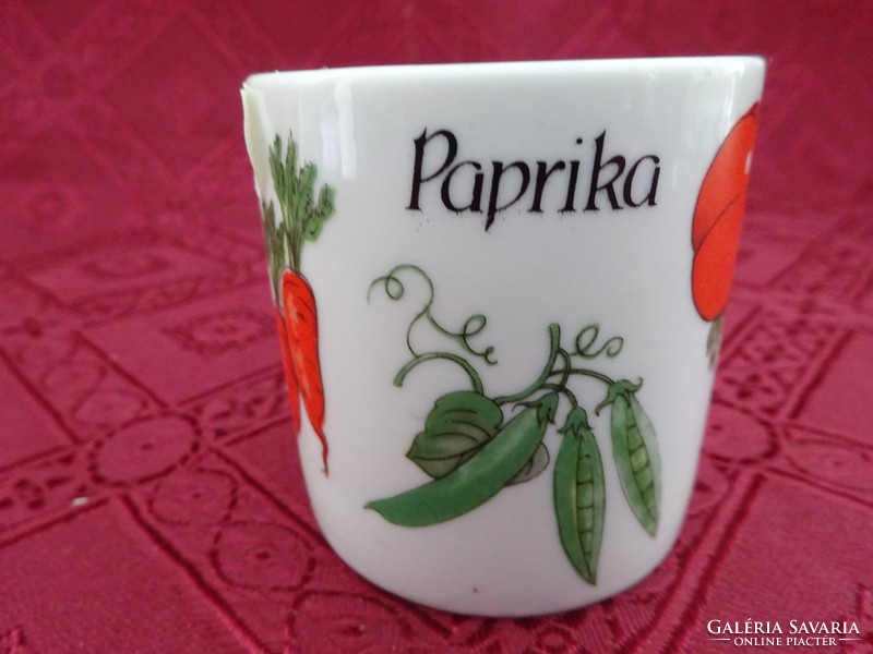 Gerold Bavaria  német porcelán paprika pohár, magassága 6,2 cm. Vanneki!