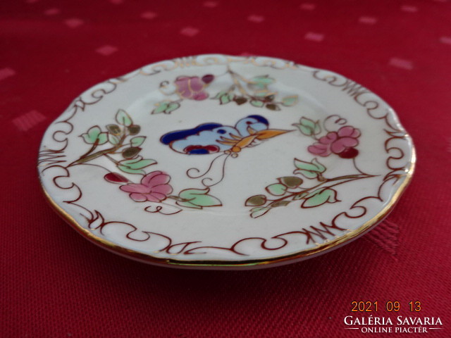 Zsolnay porcelán asztalközép, kézzel festett, jelölése: 9335/026/102. Vanneki!