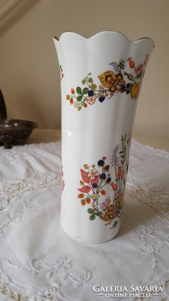 Gyönyörű,angol Aynsley porcelán váza