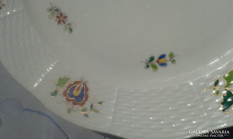 Különleges antik herendi tányér