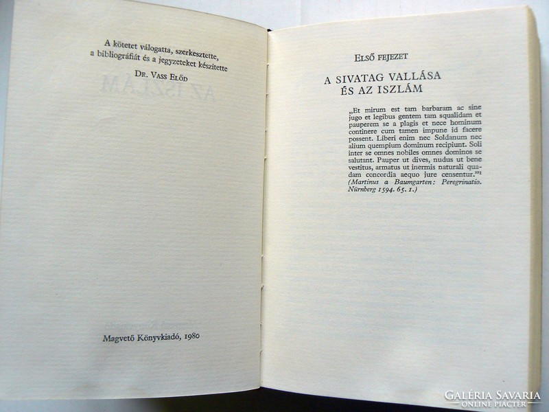 Islam, Goldziher Ignác 1980, Hungarian herald, book in good condition
