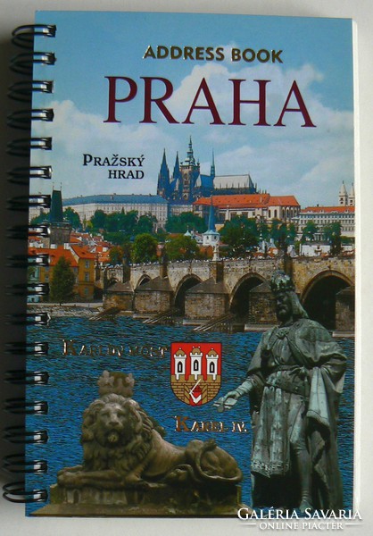 28 beautiful postcards from Prague (address book) 2007, book in excellent condition