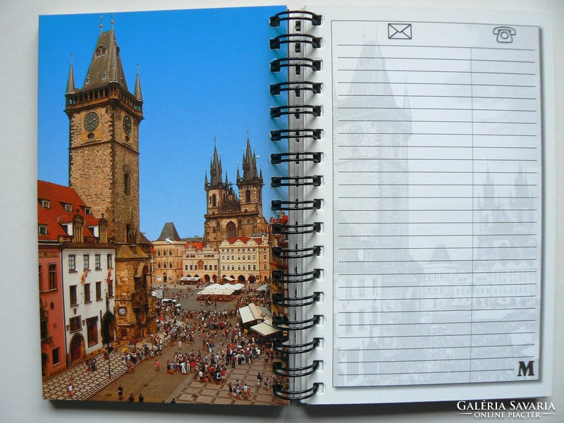 28 beautiful postcards from Prague (address book) 2007, book in excellent condition
