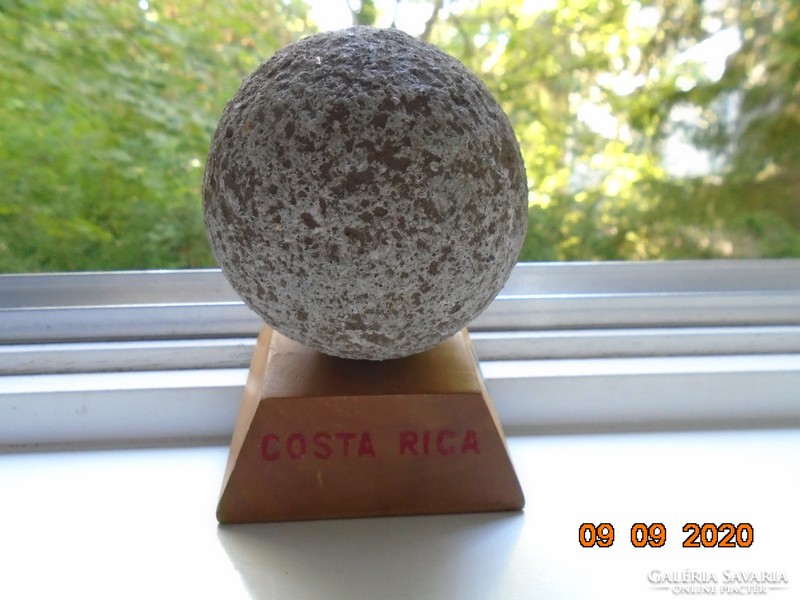 Costa rica precolumbian diquis culture stone sphere