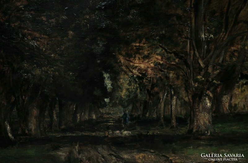 Copy of Michael von munkacsy (1844-1900) forest, antal ebenhöch