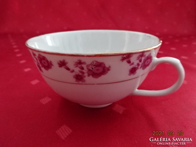 Japán porcelán teáskészlet, négyszemélyes, rózsaszín virágos. Vanneki!