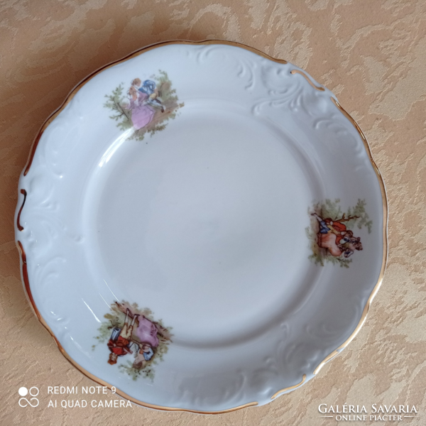 6 pcs Polish, porcelain cake plates