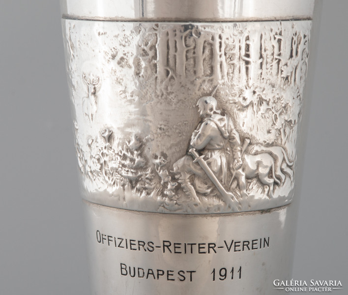 Silver hunting cup 1911