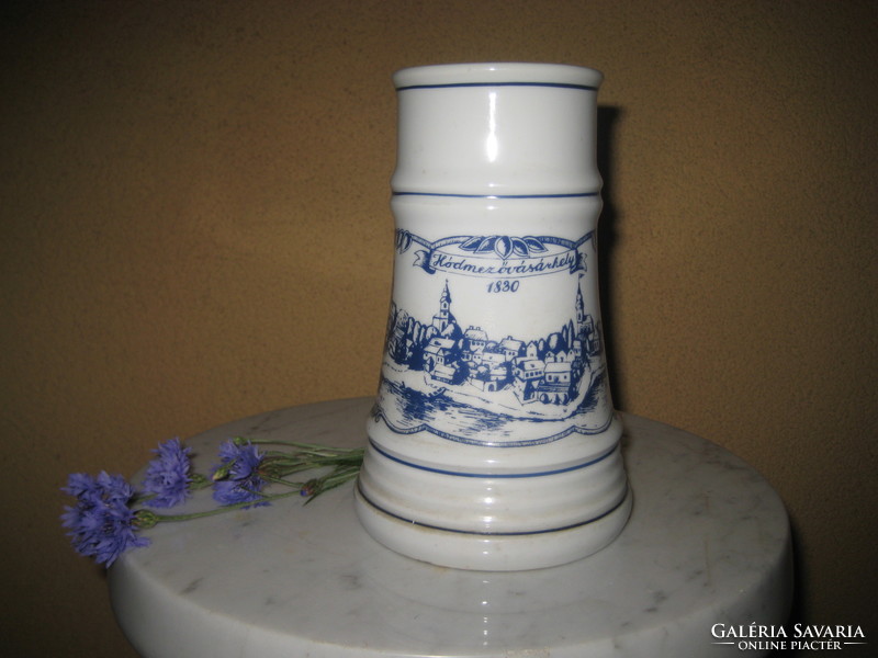 Sörös Krigli hódmezővásárhely, made in the Alföld porcelain factory, 0.5 l