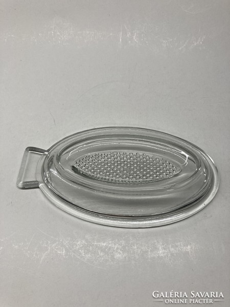 Retro glass apple grater for babies