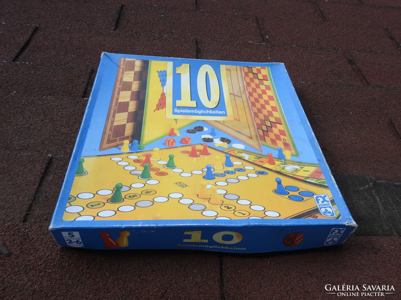 Old toys - social dominoes - 10 spielmöglichkeiten - kaiser könig edelmann