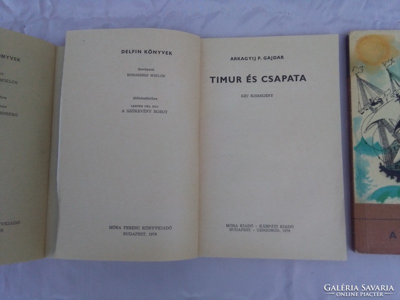 Delfin könyv - 1975/76/80 - három darab együtt