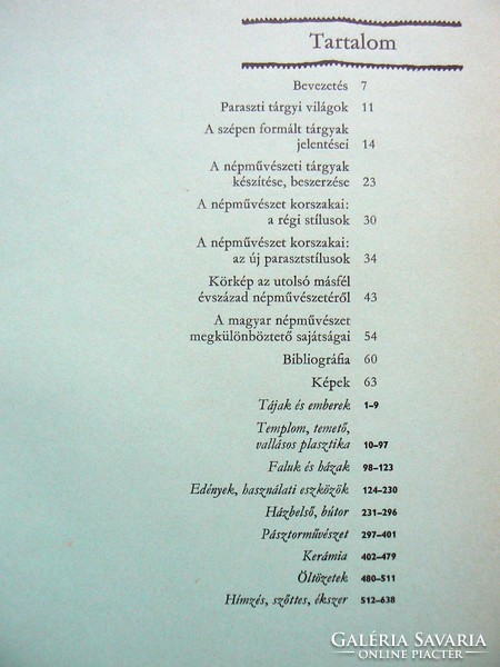 Hungarian folk art, tamof hofer, half edit 1977, book in good condition