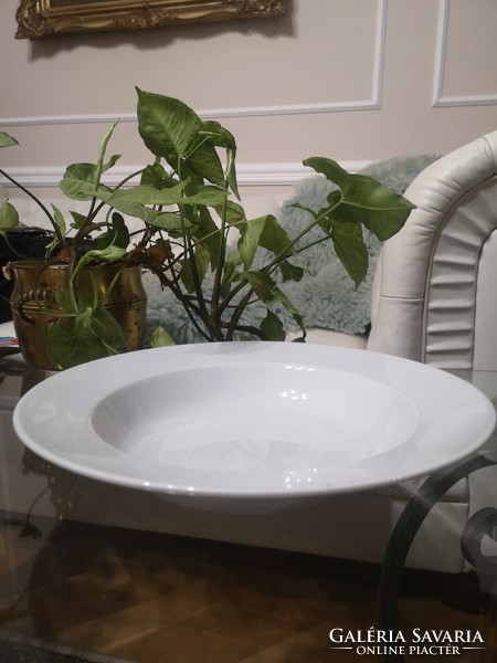 Triptis giant nice modern, white, flat bowl, 30 x 6 cm