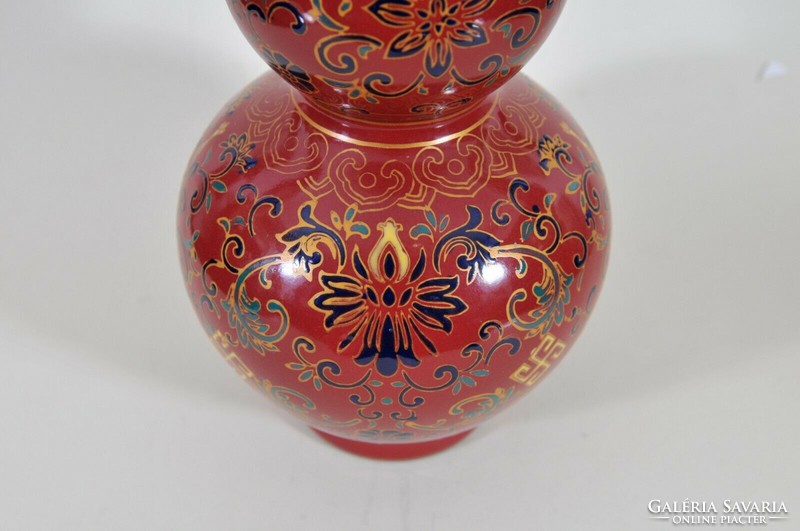 Antik kínai kettős tök váza, 19. század