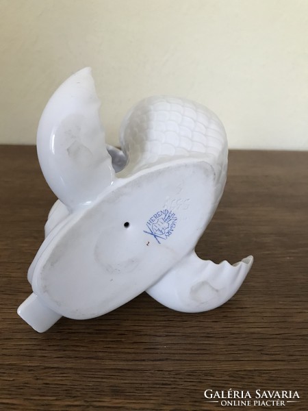 Herend porcelain dolphin, fish