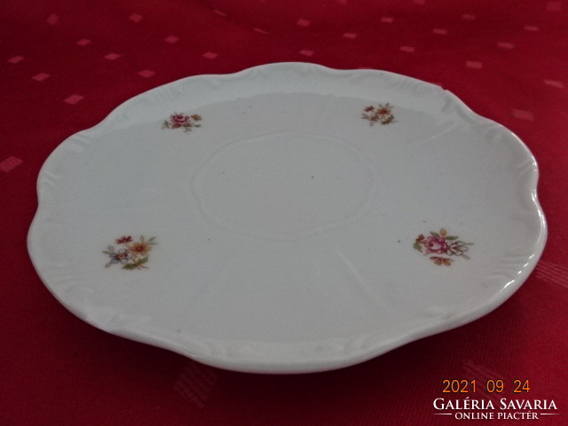 Zsolnay porcelán teáscsésze alátét, antik, pajzspecsétes, átmérője 15,7 cm. Vanneki!