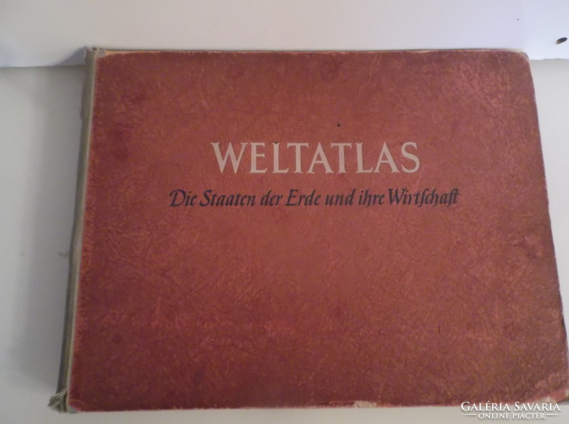 Book - 1952 - atlas - 63 pages - Austrian - 33 x 25 cm - good condition