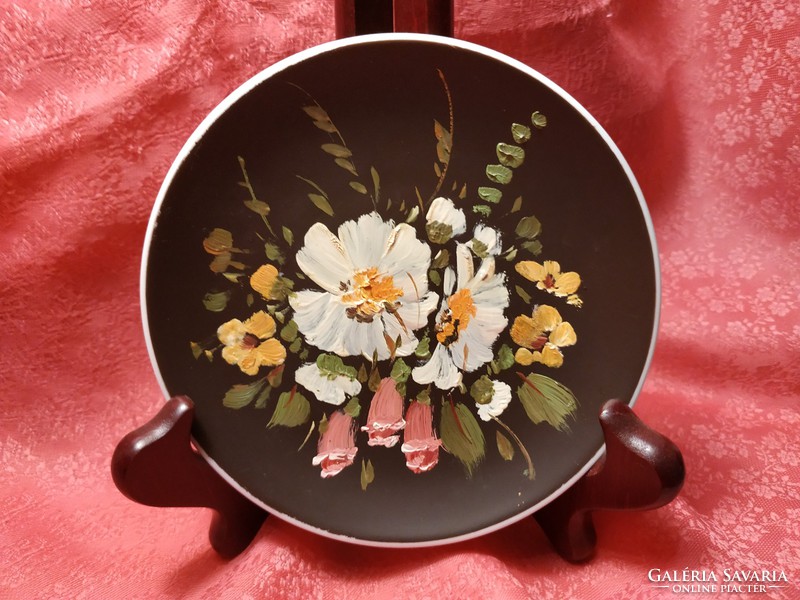 Hand painted porcelain plate, beautiful!
