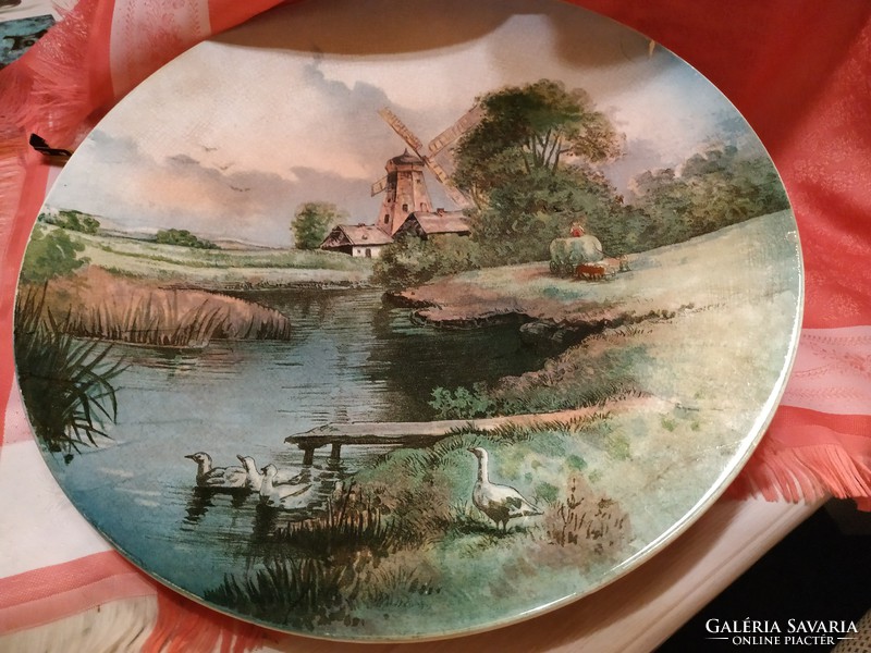 Villeroy & boch antique porcelain decorative plate, beautiful!