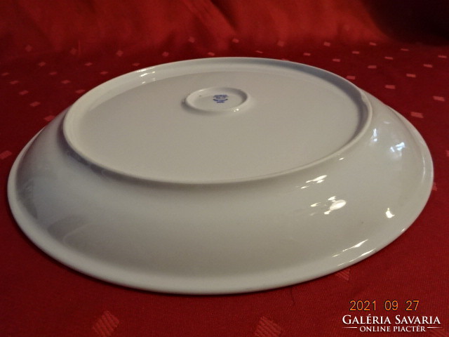 Great Plain porcelain meat bowl with flower pattern, diameter 29 cm. He has!