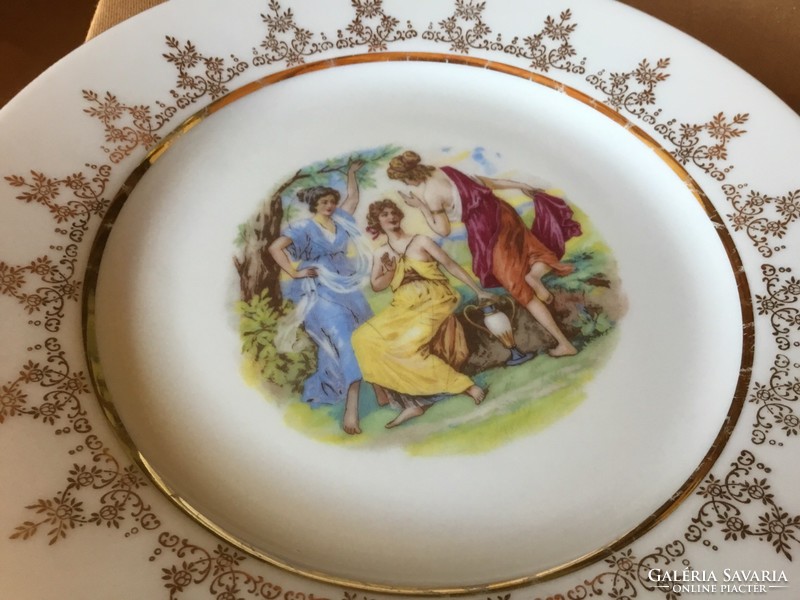 Elbogen, Epiag antik porcelán tányér, 25 cm