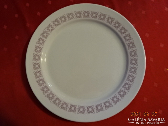 Great Plain porcelain meat bowl with light purple pattern, diameter 28 cm. He has!
