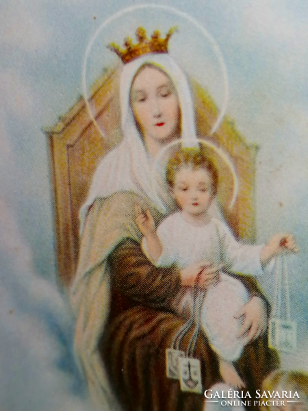 Régi Szűz Mária szentkép, imakönyvbe 15.