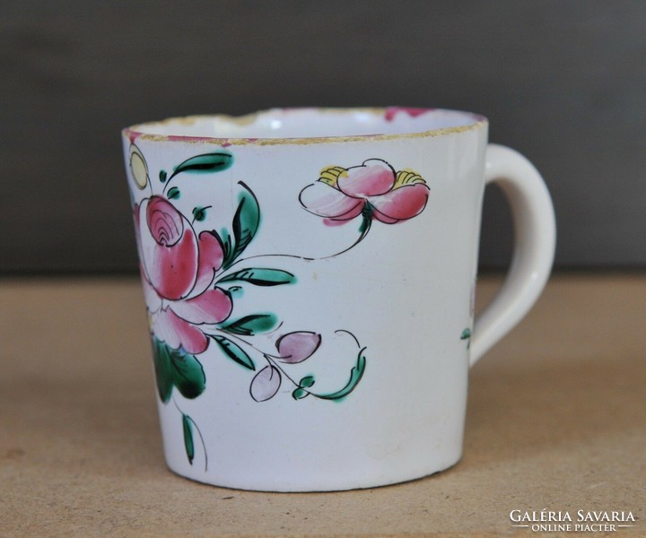 Antique majolica mug, 18th century