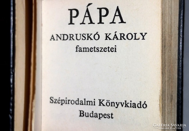 K/04 - Minikönyvek! Andruskó Károly gyűjtemény 4. minikönyvcsomag