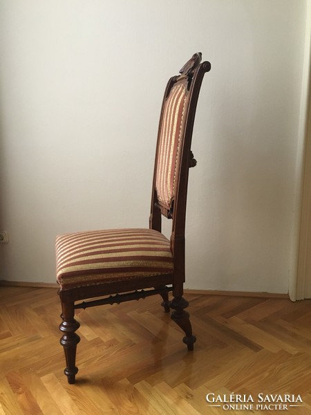 4 db antik ónémet magas támlás szék