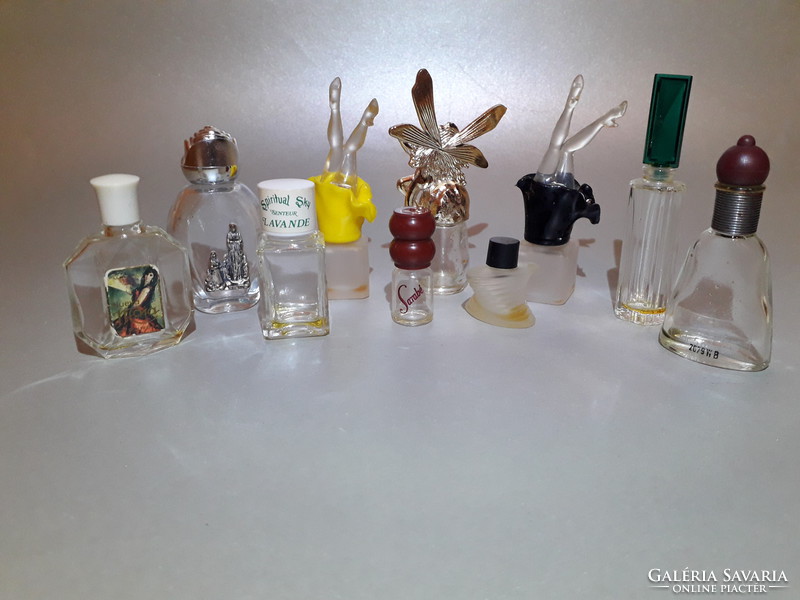Vintage rare mini perfume bottle set of ten
