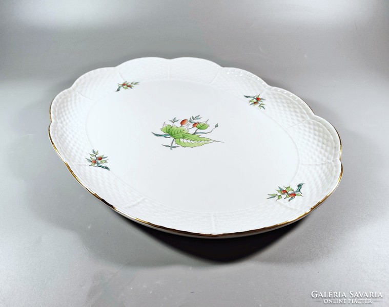 Herend rosehip pattern, serving tray (417), flawless! (A034)