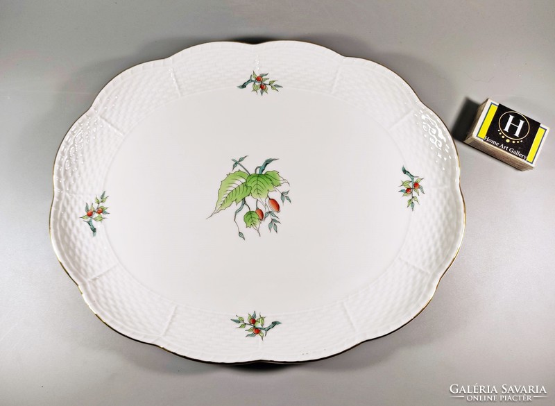 Herend rosehip pattern, serving tray (417), flawless! (A034)
