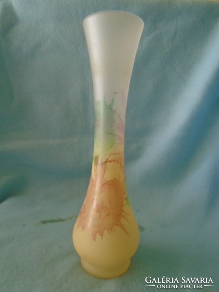 Kézzel festett ambiente  luxus kivitelű váza hibátlan darab 27,5 cm