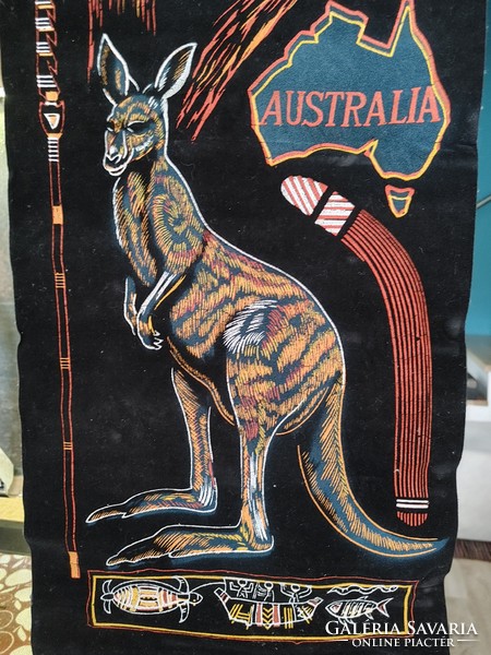 AUSZTRÁLIA  falvédő  falidísz  kb. 28x 80 cm koala kenguru